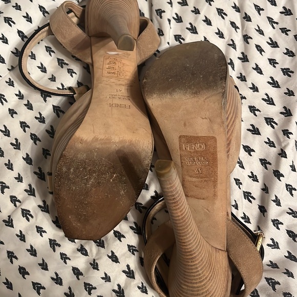 Fendi Authentic Designer Platform Heels - Picture 6 of 7